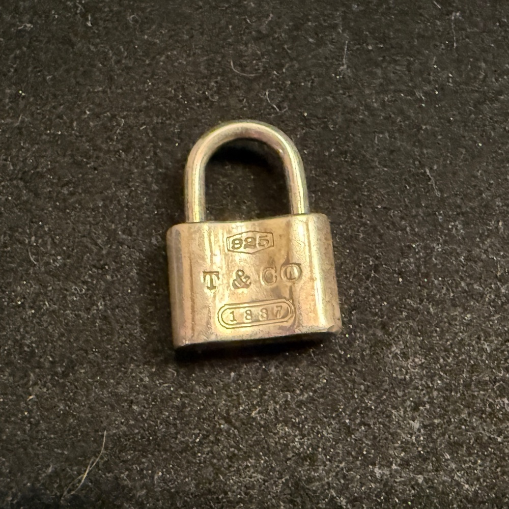 Tiffany & Co. 1837 Padlock Charm Pendant